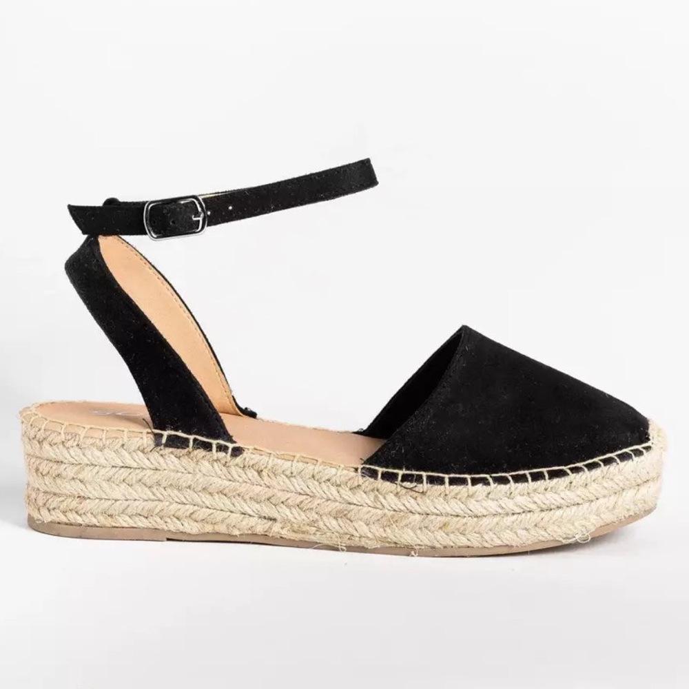 Soda Black Espadrilles